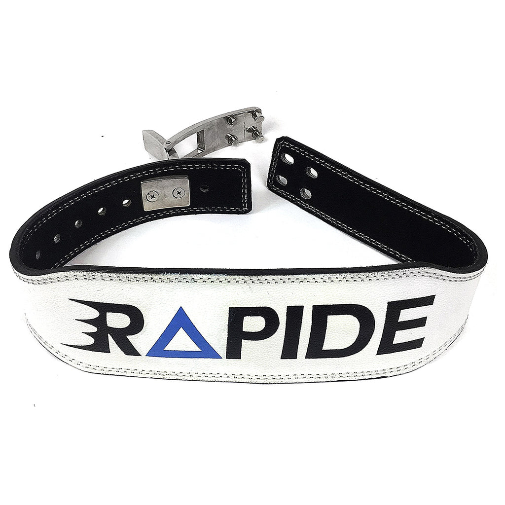 Weightlifting Belt (real leather & lever buckle) – Rapide Fitness