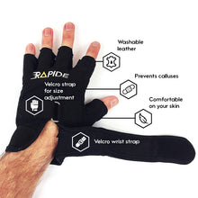 Weightlifting gloves with wrist support